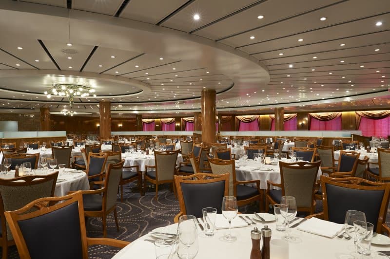 Four Seasons Dining Room On Norwegian Sun